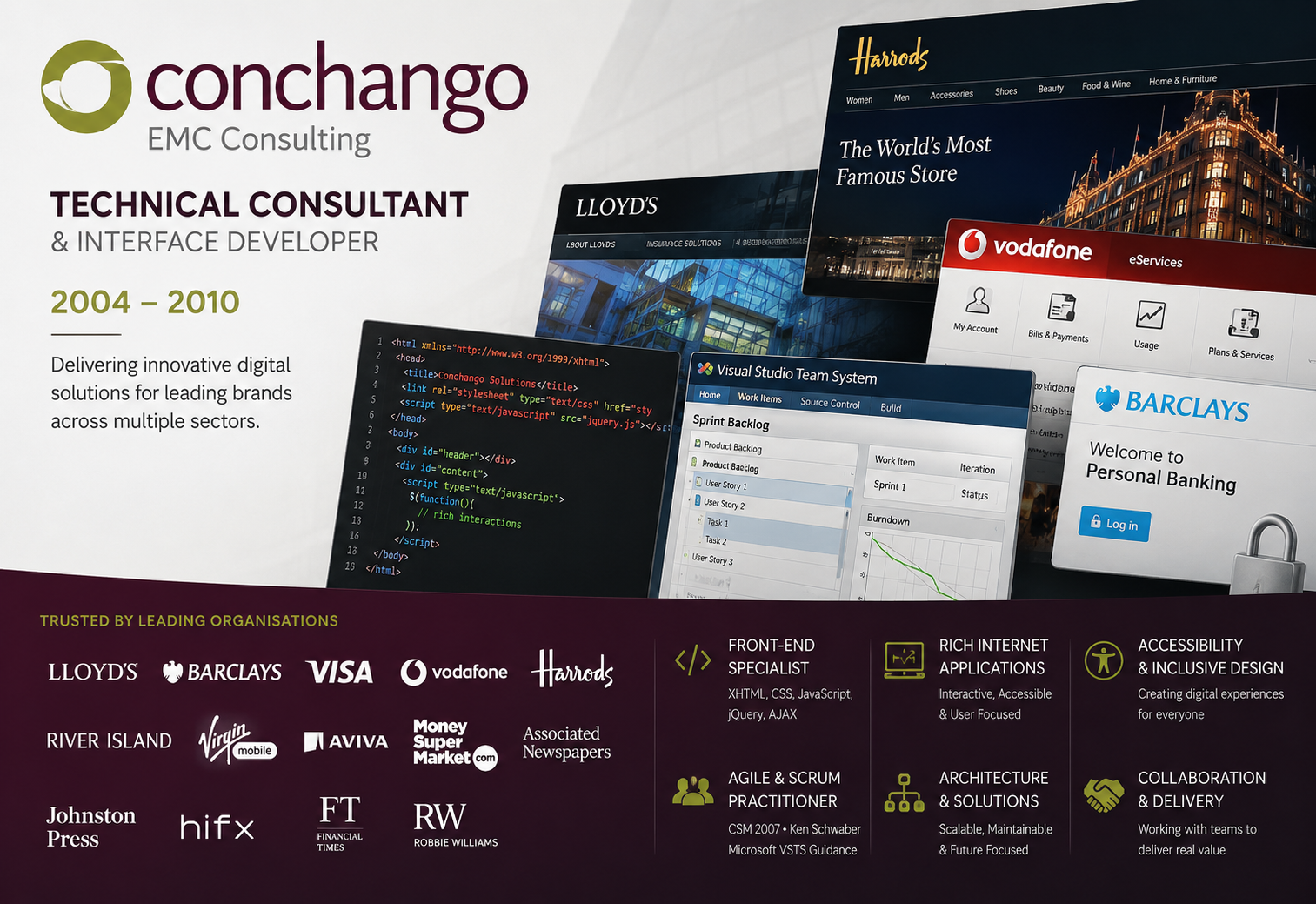 Conchango/EMC Consulting hero image